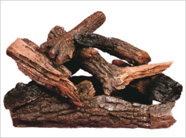 Stock Image - Eiklor Gas Log Set & Burner