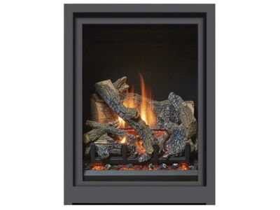 Stock Image - Fireplace X Gas Fireplace Portrait