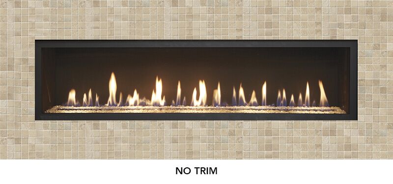 Stock Image - Fireplace X Gas Fireplace Linear
