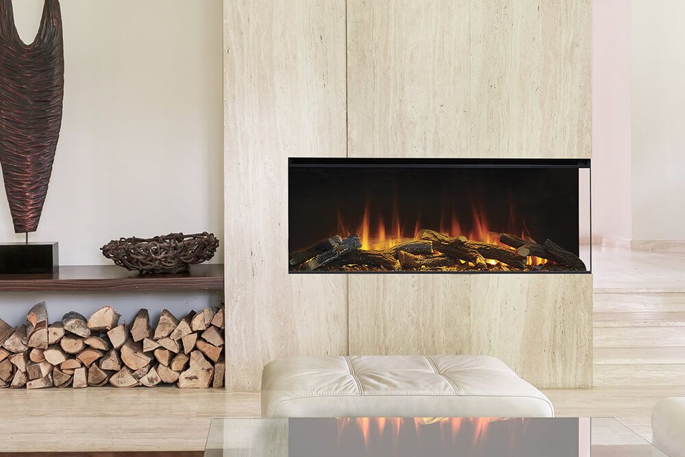 Stock Image - British Fires|Valor Electric Fireplace Linear