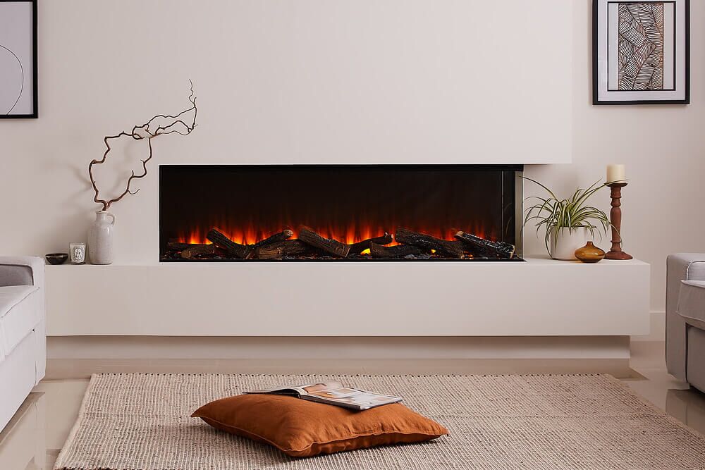 Stock Image - British Fires|Valor Electric Fireplace Linear