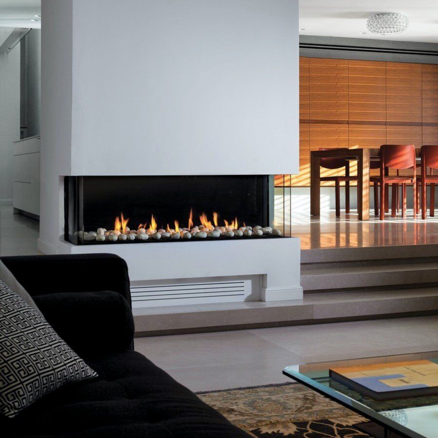 Stock Image - Ortal Gas Fireplace Bay