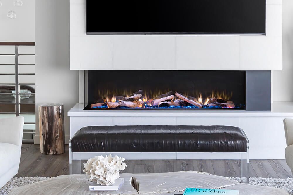 Stock Image - Valor Electric Fireplace Linear