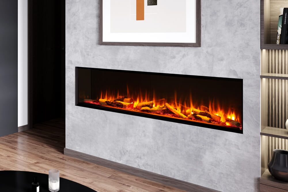 Stock Image - Valor Electric Fireplace Linear