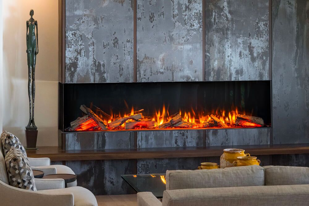 Stock Image - Valor Electric Fireplace Linear