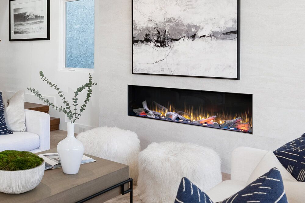 Stock Image - Valor Electric Fireplace Linear
